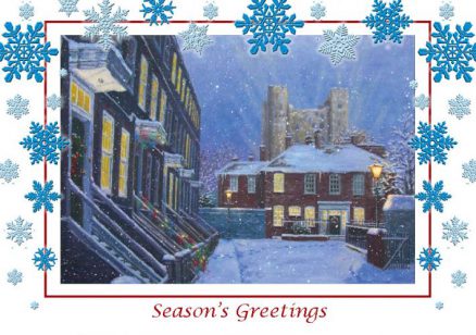 Rochester Snowflakes Christmas card