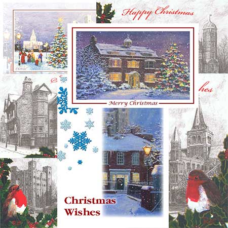 Charles Dickens cards | Dickensian Rochester at Christmas
