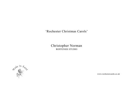 Rochester Carols card back